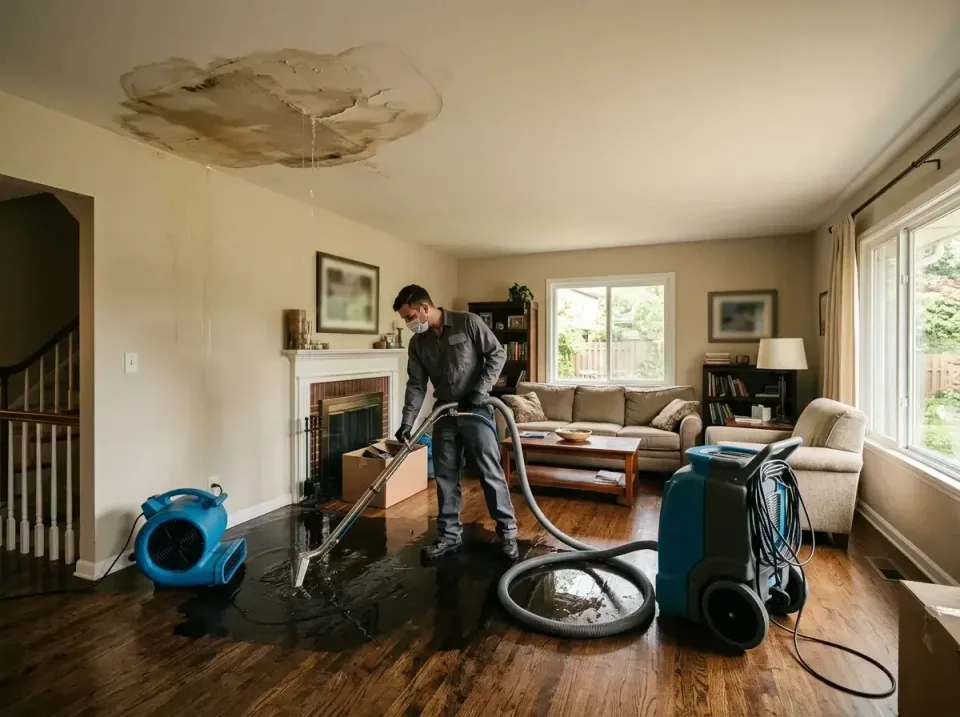 attic-pipe-burst-ceiling-drip-008 — frequently asked questions, Water Damage Restoration & Carpet Care in Maple Lake, MN